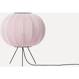 Knit-Wit - 45 Round Floor Low - Light Pink - Gulvlampe - Made By Hand