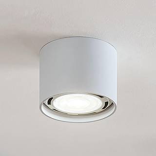 Arcchio loftspot Mabel, Ø 12 cm, hvid, metal, GU10