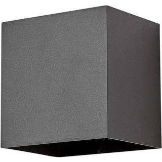 Lucande udendørs LED-væglampe Evie, 14 cm, antracit, op/ned