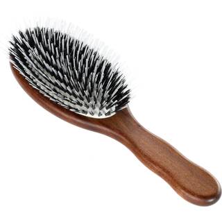 Acca Kappa Hair Extension Oval Brush Kotibe´ Wood 100% Boar Bristles & Twin Nylon Mon