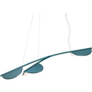 Flos Almendra Organic Y Short S3 Pendel - Loftslamper Aluminium Bay Blue Metallized - F0436039