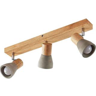 Lindby - Filiz 3 Loftlampe Concrete/Wood