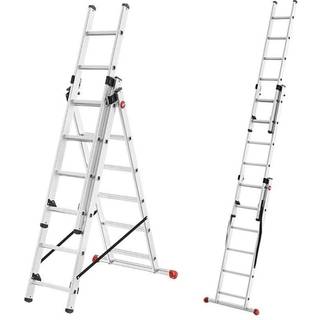 Hailo 3 delt ProfiStep Combi Håndværker Kombistige - 3x12