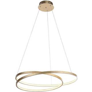 Design hængende lampe guld 72 cm inkl. LED dæmpbar - Rowan