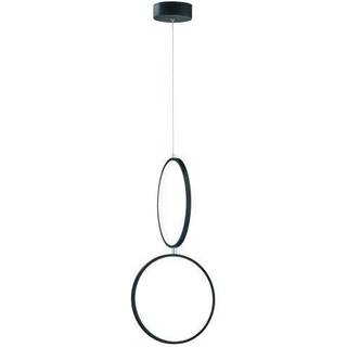 Trio Lighting Rondo pendel m/3-trins-dæmp - sort