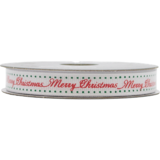 Premier Accents Merry Christmas Pyntebånd Rød - 2,7m