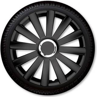 15" Spyder Pro sort hjulkapselsæt