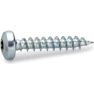 FAST spånskrue med rundt hoved, elforzinket, 3,0 x 12 mm - 200 stk.