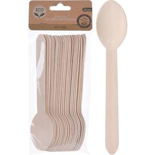 Eco Friendly Birkebestik Ske   20 stk.