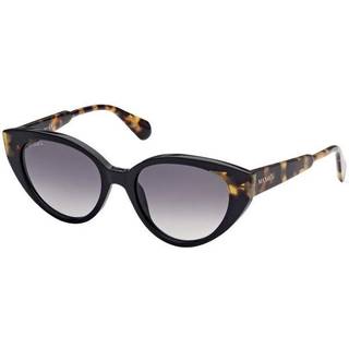 MAX&Co Kvinde MO0039 01B Solbriller Acetat Sort Røg Cat Eye Normal Skygge