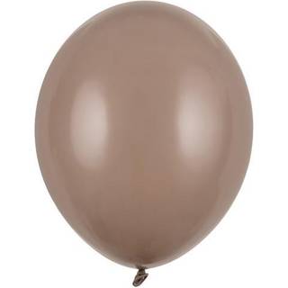 10 stk. Latexballoner cappuccino 12" - Luksus kvalitet til fest og dekoration