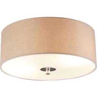 Rustik loftslampe beige 30 cm - Drum
