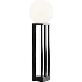 Örsjö Belysning Libreria bordlampe sort struktur, opalhvidt glas