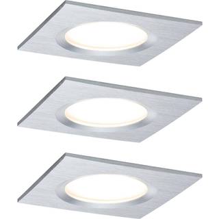 Paulmann Coin Slim LED-spot 3stk kantet alu