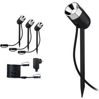 Paulmann Plug & Shine lampe med jordspyd Pike Basis