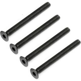ARRMA AR722440 Flat Head Hex Machine Screw 4x40mm (4)