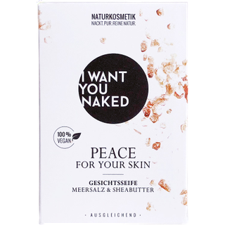 I WANT YOU NAKED PEACE FOR YOUR SKIN Meersalz & Sheabutter Ansigtssæbe