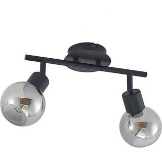 Lindby Eridia loftspot, sort, 2 lyskilder