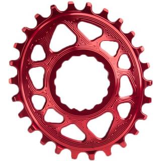 AbsoluteBlack Oval 30T Klinge Direkte Montering (Raceface) Rød 3 mm offset