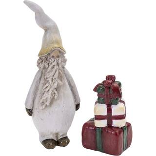 Santa Svante med gaver, H.4,2-8cm