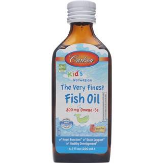 Børns Den Allerfineste Fiskeolie, 800mg Bare Fersken - 200 ml