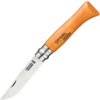 Foldekniv - Opinel No 8 - 8,5 cm - Carbon Steel - Bøg