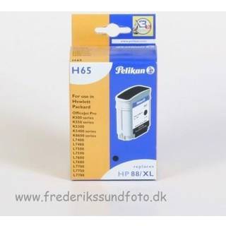Pelikan H65 til HP 88 XL Sort blækpatron