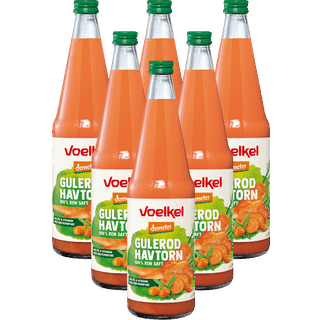 Voelkel Gulerod-Havtornsaft, Økologisk, Demeter - 700 ml.