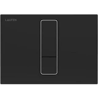 Laufen Lis trykplade aw104 sort/matkrom