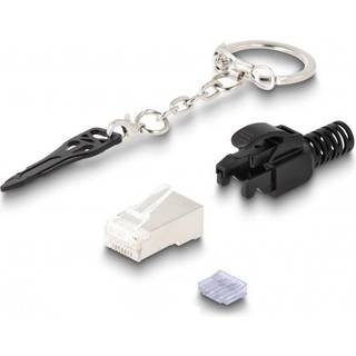 Delock RJ45 stik - Cat 6A STP - Blød/Solid - 10 stk