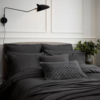Bedeck of Belfast Bedeck Of Belfast Charcoal Grey 300 Thread Count 100% Cotton Mansa Duvet Cover