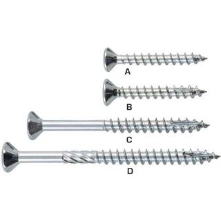 ITW SPUN®+, Elforzinket - Universalskrue - 3,5 x 50 - 153622