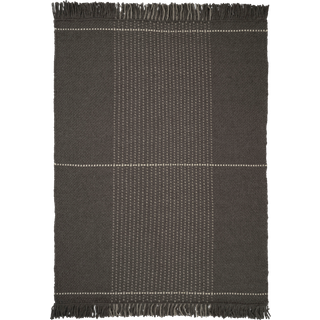Linie Design Awakened Mind uldtæppe 200x300 cm Charcoal