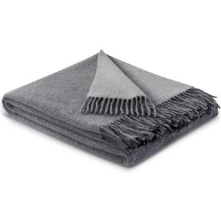 Luksus cashmere plaid fra BIEDERLACK - GREY/SILVER