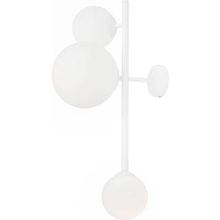 Væglampe Dione, 3 lyskilder, hvid