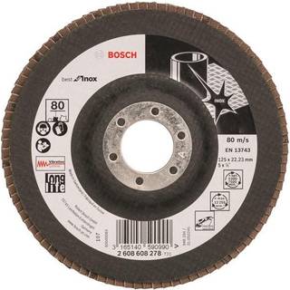 Bosch Lamelskive Inox 125mm K80 - 2608608278