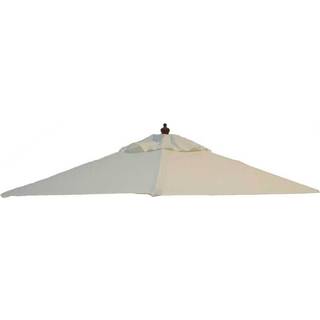 Hoffmann Parasoldug Natur LØS Luksus – 180 cm Ø