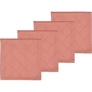 Södahl Stofserviet Damask Tiles, Old Rose, 4 stk.