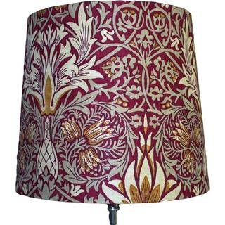 Bergo Lampskärmar Sixten 25 Snakeshead Bordeaux - Lampeskærme Tekstil Grå - S10/25/469952100