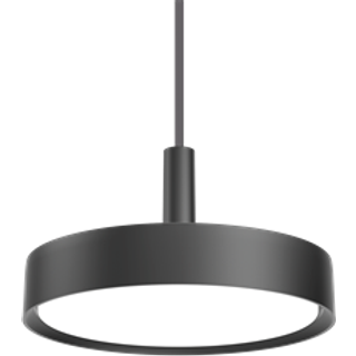 Louis Poulsen LP Slim Pendel Ø68 3000K & Dali Sort