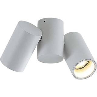 Arcchio loftlampe Gesina, 2-lys, hvid, aluminium, 17,5 cm