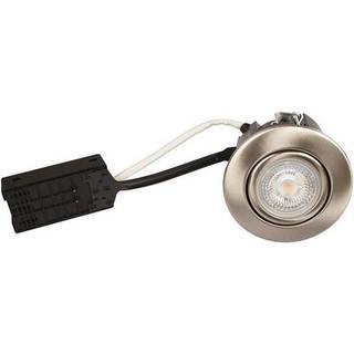 Scan Products Luna Quick install 230V Dæmpbar Flimmerfri GU10 5W 3000K 425lm IP44 SS316 Børstet Stål Rund.