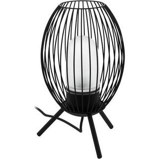 EGLO FUSIGNANO udendørs bordlampe E27, sort/ætset