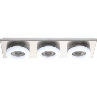 EGLO PALENA væg/loftlampe 3L, 3000K, satineret nikkel