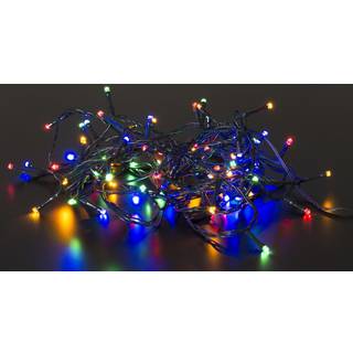 CONZEPT Lyskæde multicolor t/batteri 80 led