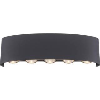 Paul Neuhaus udendørs LED-væglampe Carlo, 27 cm, 10 lyskilder, IP54