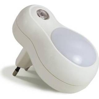 Vågelampe 2 led hvid m/ sensor