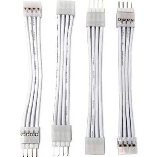 Light Solutions Kabel til Philips Hue Gradient LightStrip - 5cm - Hvid - 4 stk