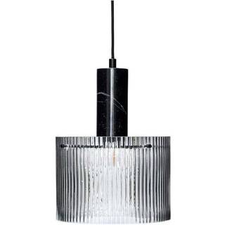 Hübsch - Revolve Pendel Large Textured/Black