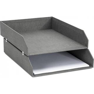 Brevbakke (2 stk.) - Grå - 23cm x 31cm x 12cm - Marie
